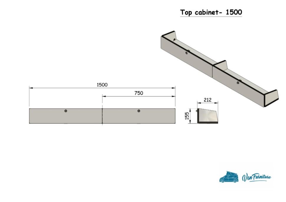 Campervan Top Cabinet