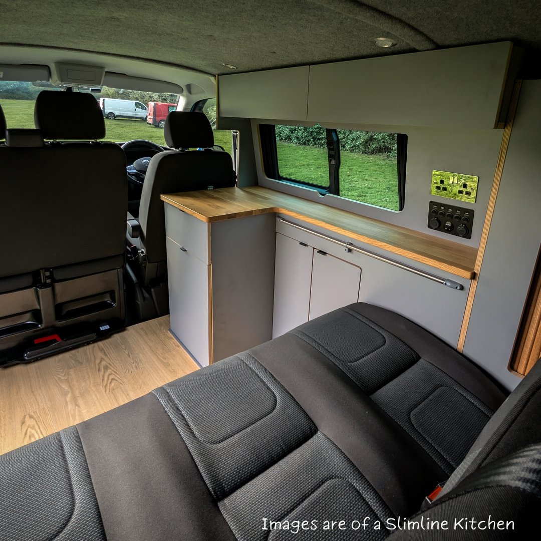 Ford Transit Custom Campervan Kitchen interior