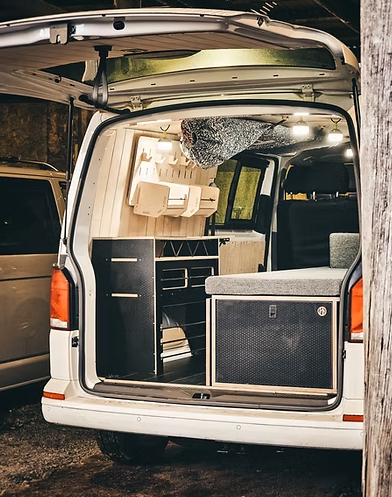 Clachan Storadh – Side Storage Unit for VW Caddy, T5/T6 & Transit Custom Vans