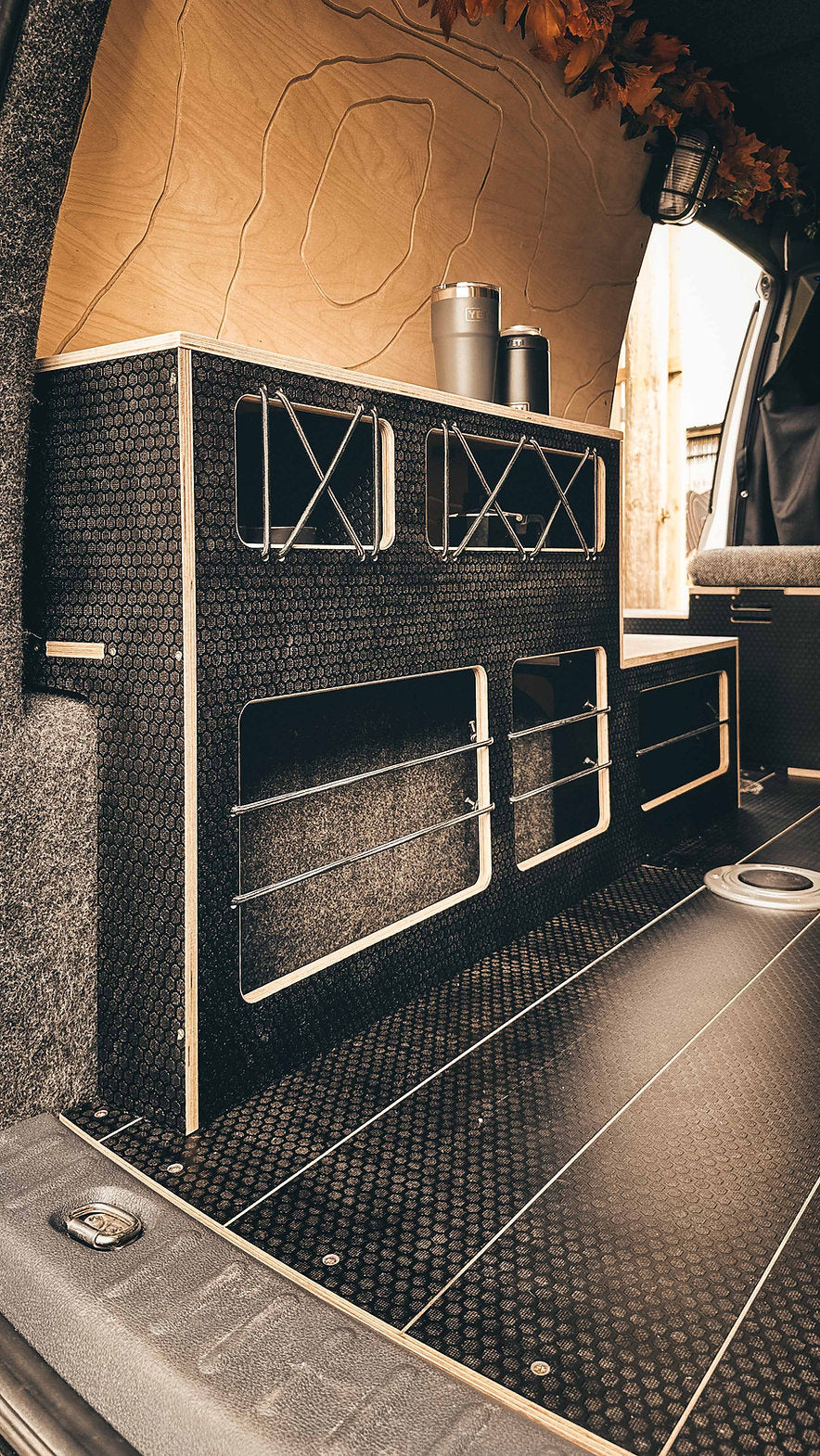Clachan Storadh – Side Storage Unit for VW Caddy, T5/T6/T7 & Transit Custom Vans
