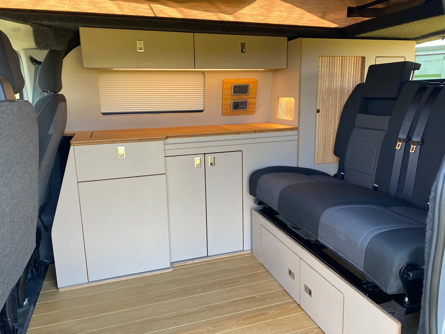 VW T7 / New Ford Transit Custom Slimline 120 Campervan Kitchen interior