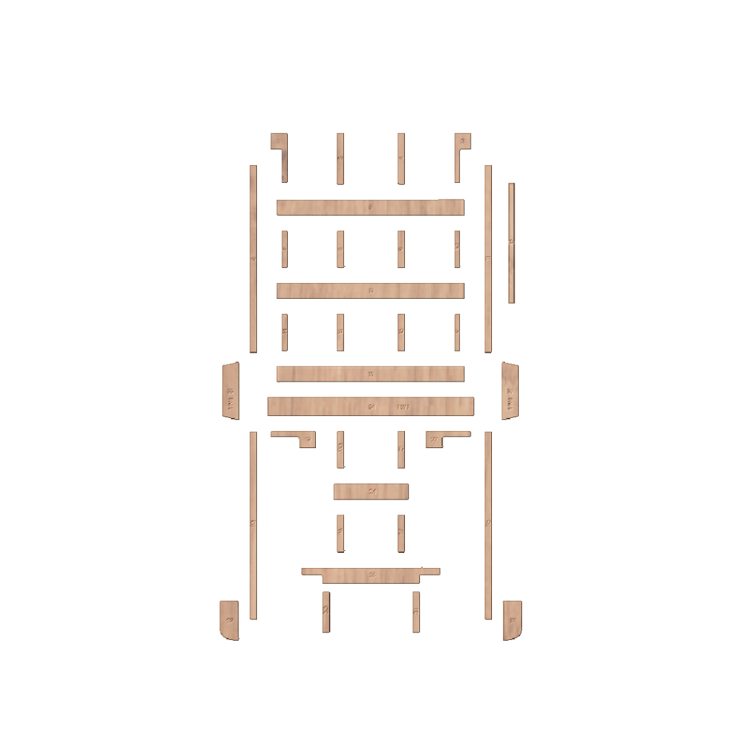 Ford Transit Custom underfloor packing kit - 9mm