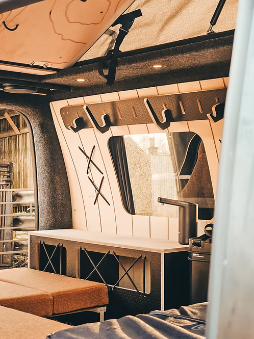 NOOKS 'Straight Line' Van Wall Storage