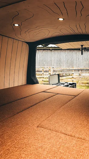 THE PLY GUYS TORRIDON UNEQUAL SPLIT BED WITH SLIDING STORAGE/COOK STATION