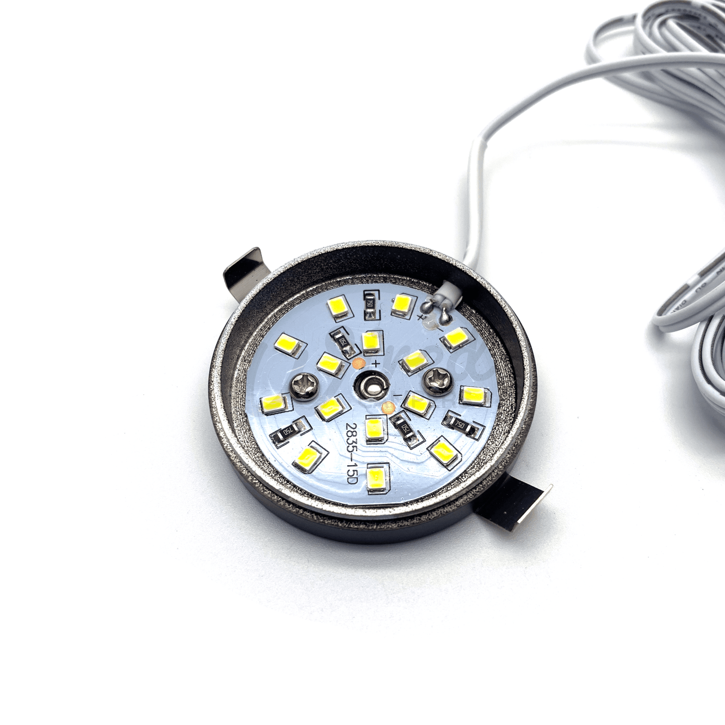 Camper Van Linkable Black 12V DC Warm White LED SMD Ceiling Lights - Recess Mount