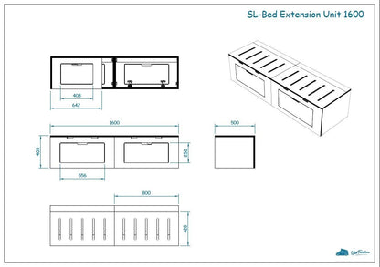 Extension Storage Pod for Sliding Bed