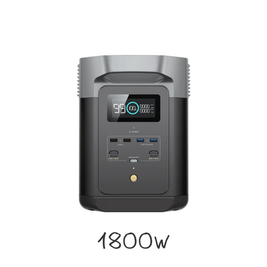 EcoFlow Delta 2 Portable Power Station - 1800W Output