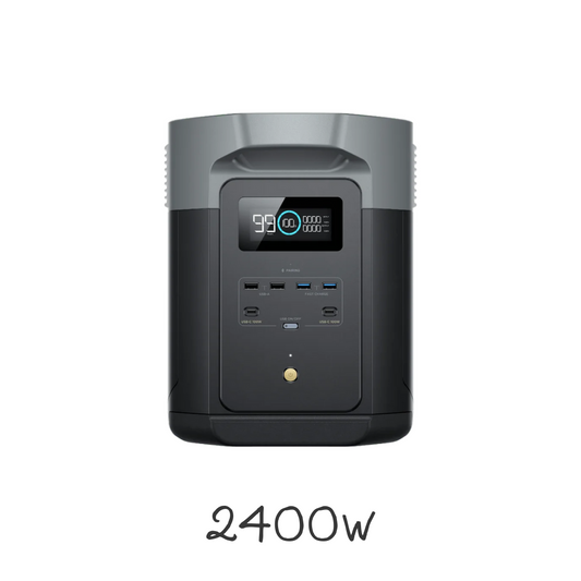 EcoFlow Delta 2 MAX Portable Power Station - 2400W Output