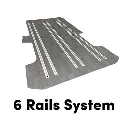 Mobiframe Bed Bench on Rails - 3 Seater