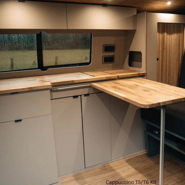 In stock now: LWB VW T5/6 Campervan Kitchen interior (Cream)