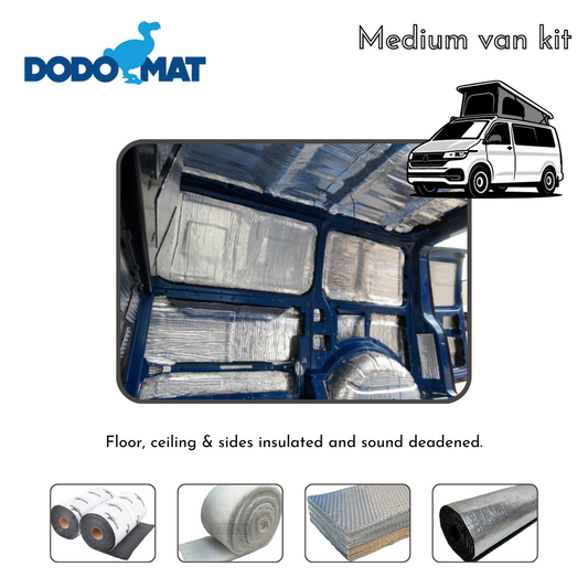DODO Medium Van Campervan Insulation & Sound Deadening Kit