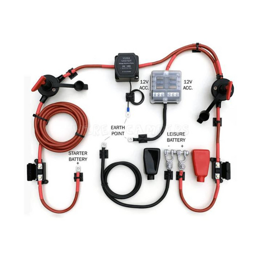 High Integrity Voltage Sensitive Split Charge Relay Camper Van Kit