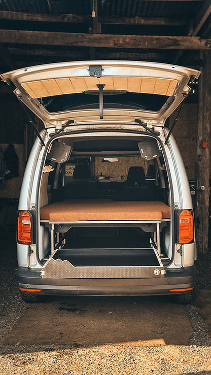Cuillin: Full Width & 3/4 bed option for Small/Medium Vans with storage options