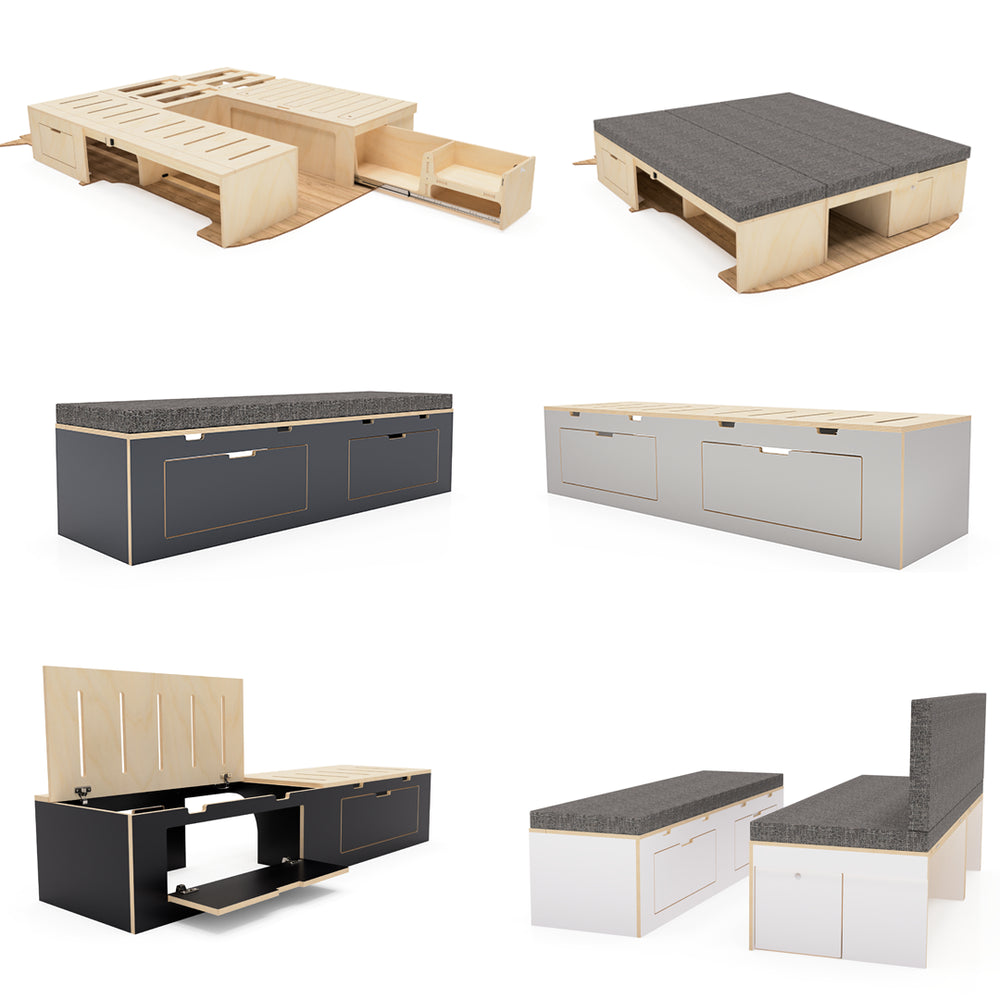 Extension Storage Pod for Sliding Bed