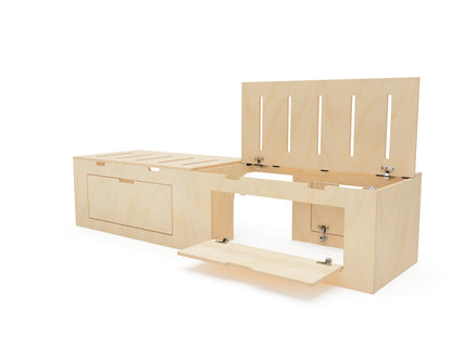 Extension Storage Pod for Sliding Bed