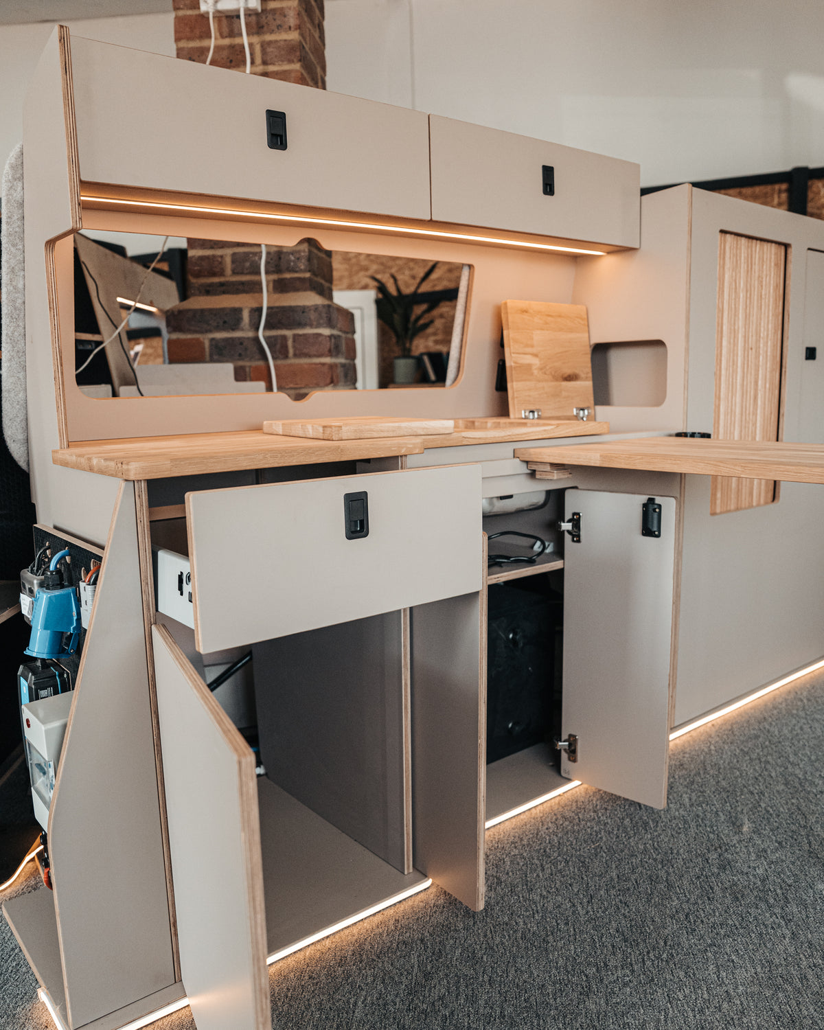 In stock now: VW T5/6 Campervan Kitchen interior (Cappuccino)