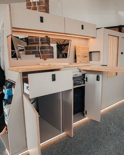 In stock now: VW T5/6 Campervan Kitchen interior (Cappuccino)
