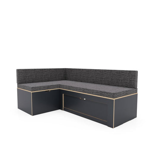 Low Height Laminated L Shaped Universal Bed