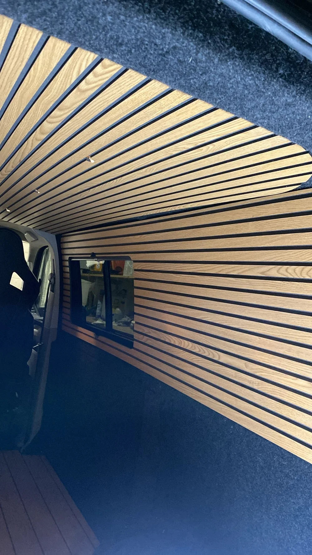 Laminated Oak Style Roof Lining
