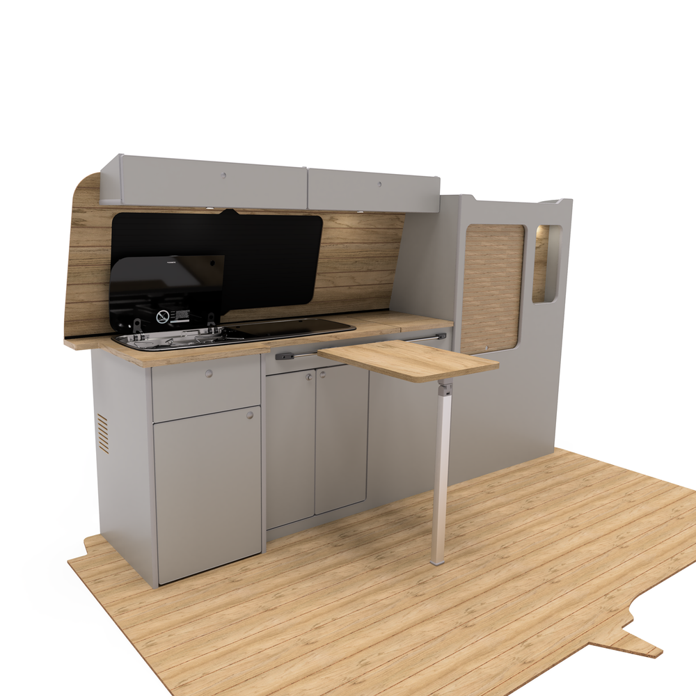 VW T5/T6 Campervan Kitchen Interior Unit With Trim