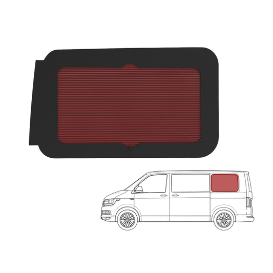Vanshades Nearside (Behind Passenger) Rear Quarter