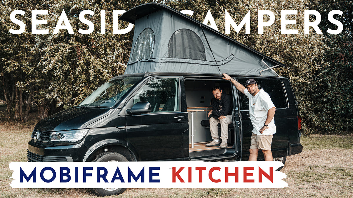 Load video: Walkthrough video of the Mobiframe and Kitchen with the Seaside Campers team