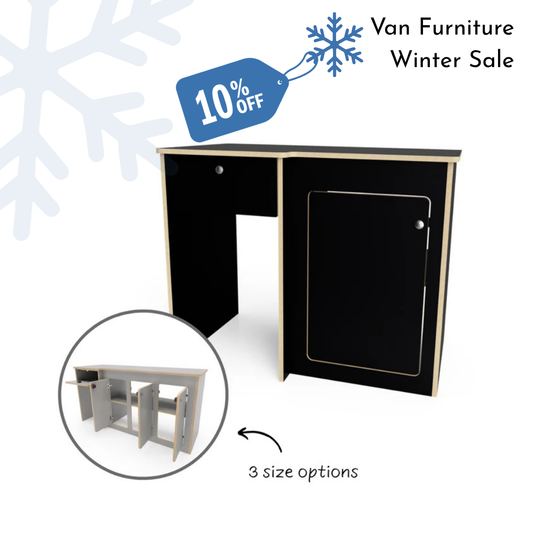 Universal Laminated Ply Side Cabinet With Fridge Pod