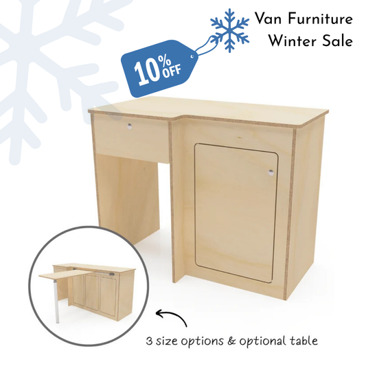 Universal Ply Side Cabinet With Fridge Pod