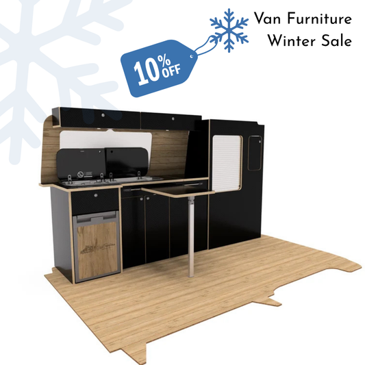Square Backed Buffalo Universal Campervan Kitchen Interior Unit