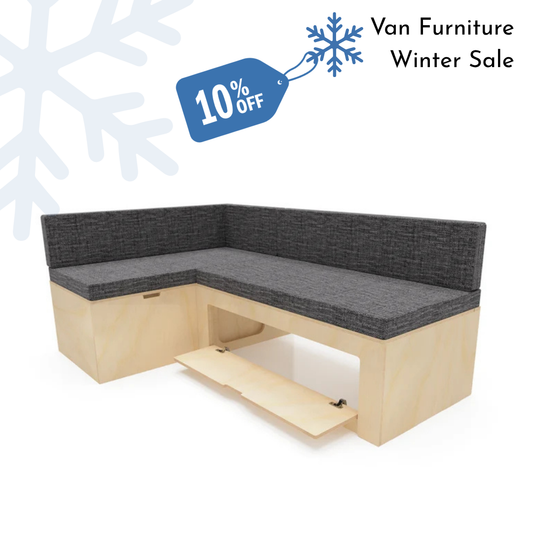 Plain Ply L Shaped Universal Bed
