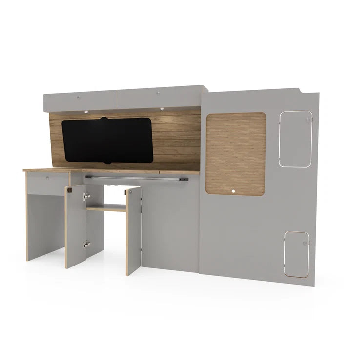 In stock now: VW T5/T6 Campervan Kitchen Interior Unit (Light grey)
