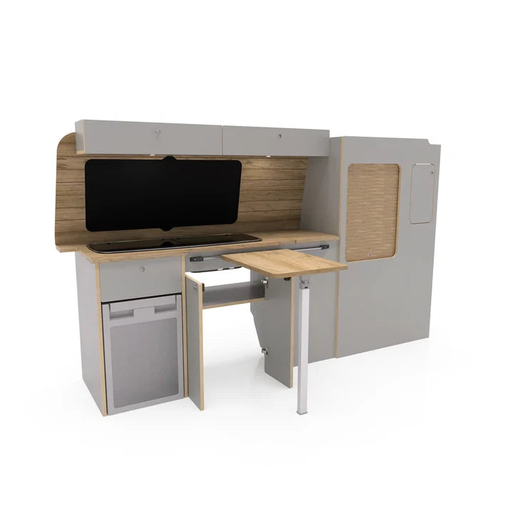 In stock now: VW T5/T6 Campervan Kitchen Interior Unit (Light grey)