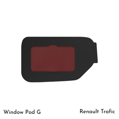 Vanshades Offside (Behind Driver) Rear Quarter