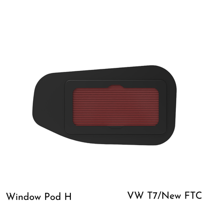 Vanshades Nearside (Behind Passenger) Rear Quarter