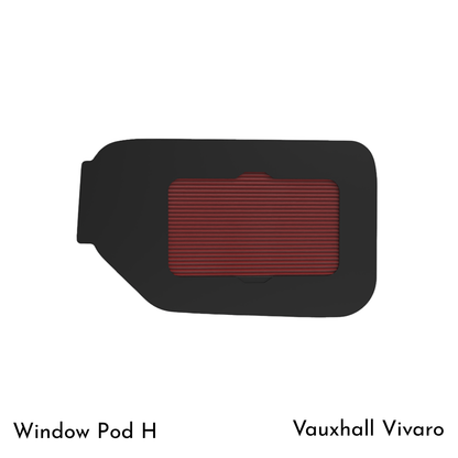 Vanshades Nearside (Behind Passenger) Rear Quarter
