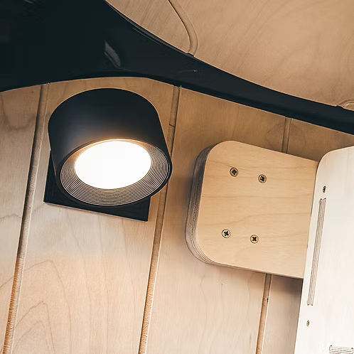 Black Swivel Reading Lights, USB Rechargable