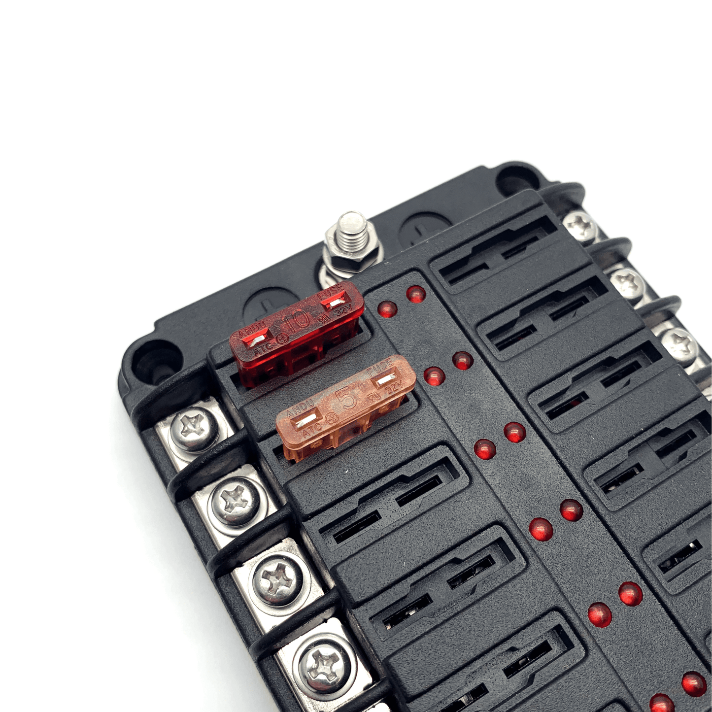 Camper Van / Motorhome 12V 12 Way Blade Fuse Box & Isolator Wiring Kit