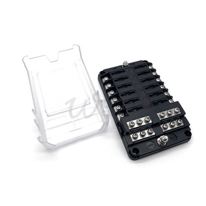 Camper Van / Motorhome 12V 12 Way Blade Fuse Box & Isolator Wiring Kit