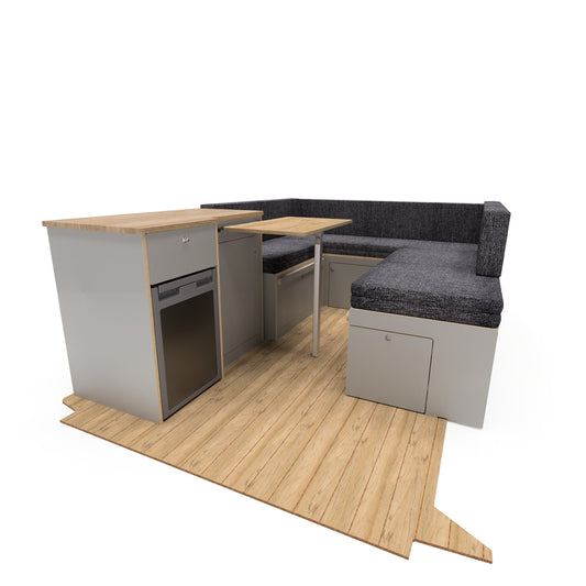U-Shaped Campervan Interior Renault Trafic 2014/ Vivaro B 2014 - 2019