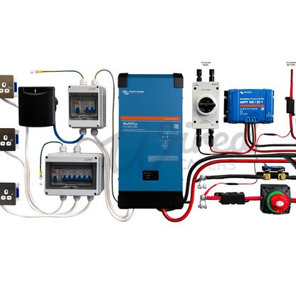 Victron Energy 2000VA Off Grid Mains Kit With Orion & SmartSolar - Multiplus 12/2000/80