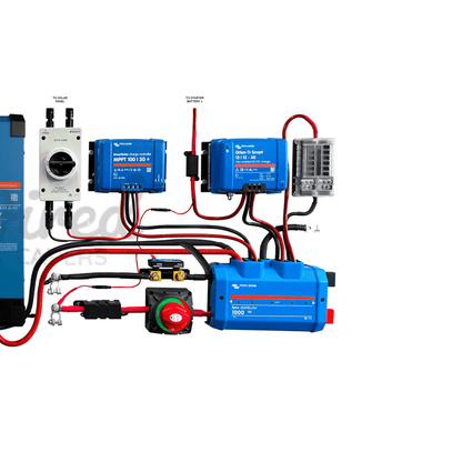 Victron Energy 2000VA Off Grid Mains Kit With Orion & SmartSolar - Multiplus 12/2000/80