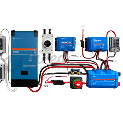 Victron Energy 2000VA Off Grid Mains Kit With Orion & SmartSolar - Multiplus 12/2000/80