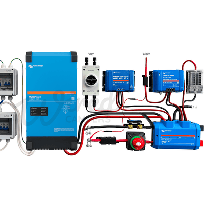 Victron Energy 3000VA Off Grid Mains Kit With Orion & SmartSolar - Multiplus-II 12/3000/120