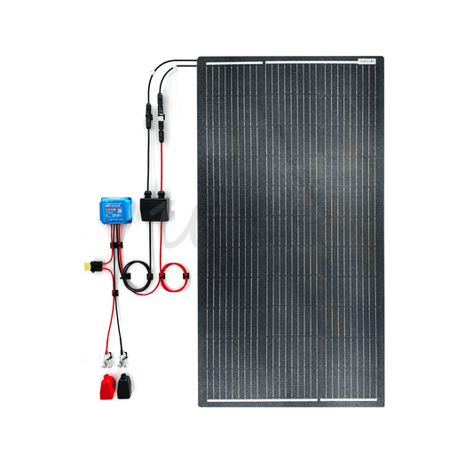 Victron Energy SmartSolar 75/15 MPPT & 200W Semi Flexible Mono Solar Panel Camper Van Kit