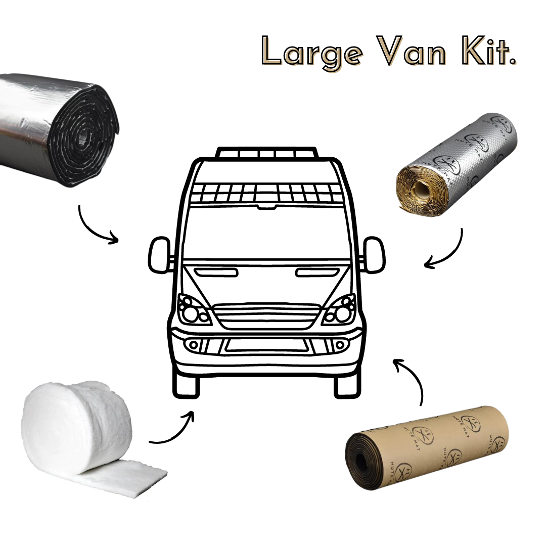 Large Van Campervan Insulation Sound Deadening Kit Seaside Campers Large Van Campervan Insulation Sound Deadening Kit Seaside Campers