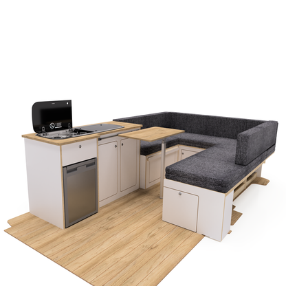 U-Shaped Campervan Interior