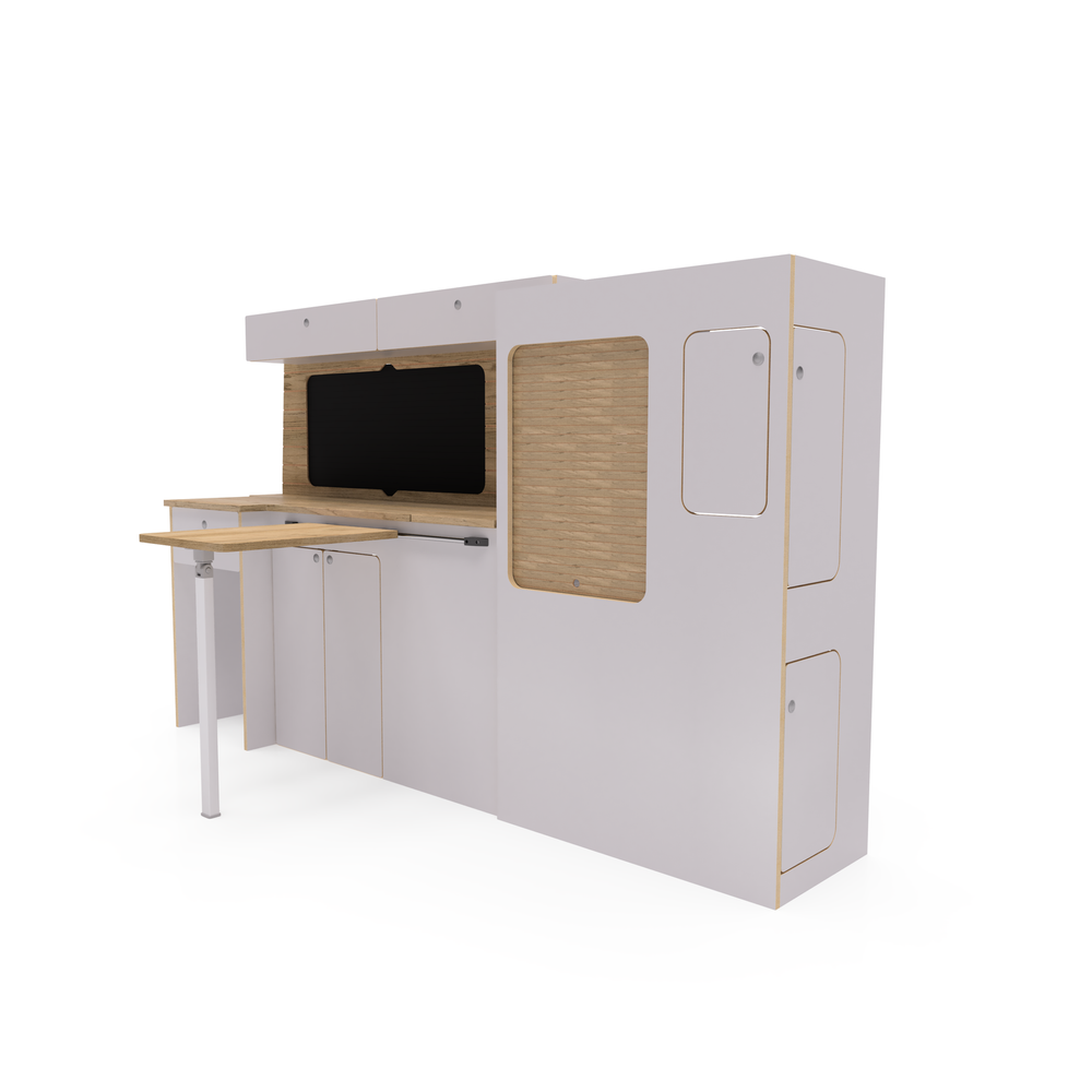 Square Backed Universal Campervan Kitchen Interior Unit